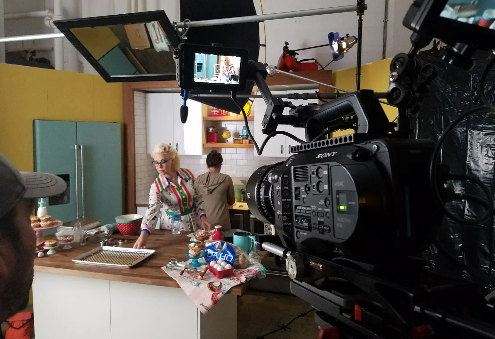 Studio Say So crew filming a multi-camera studio production